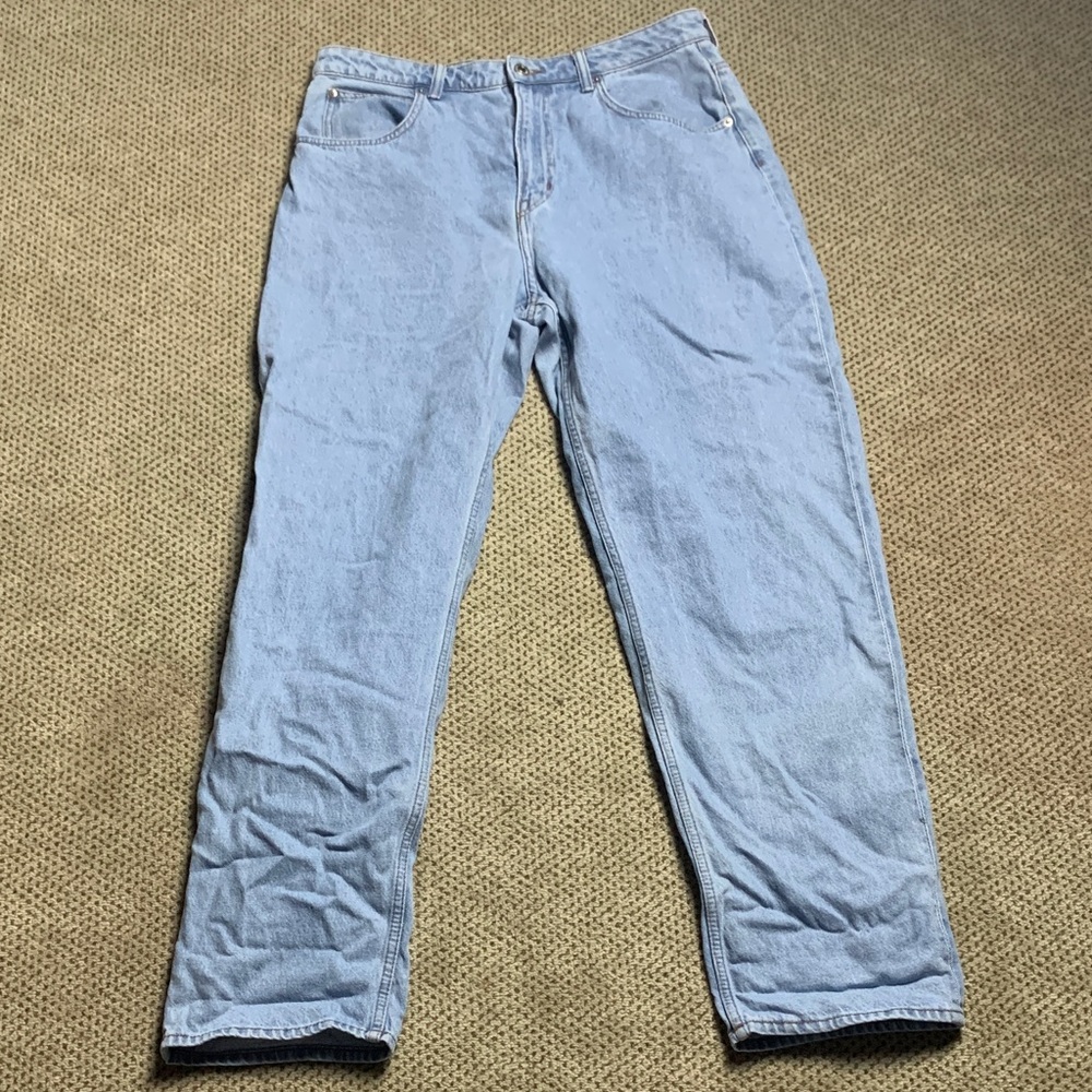 90's Ultra High Waist Baggy Jeans